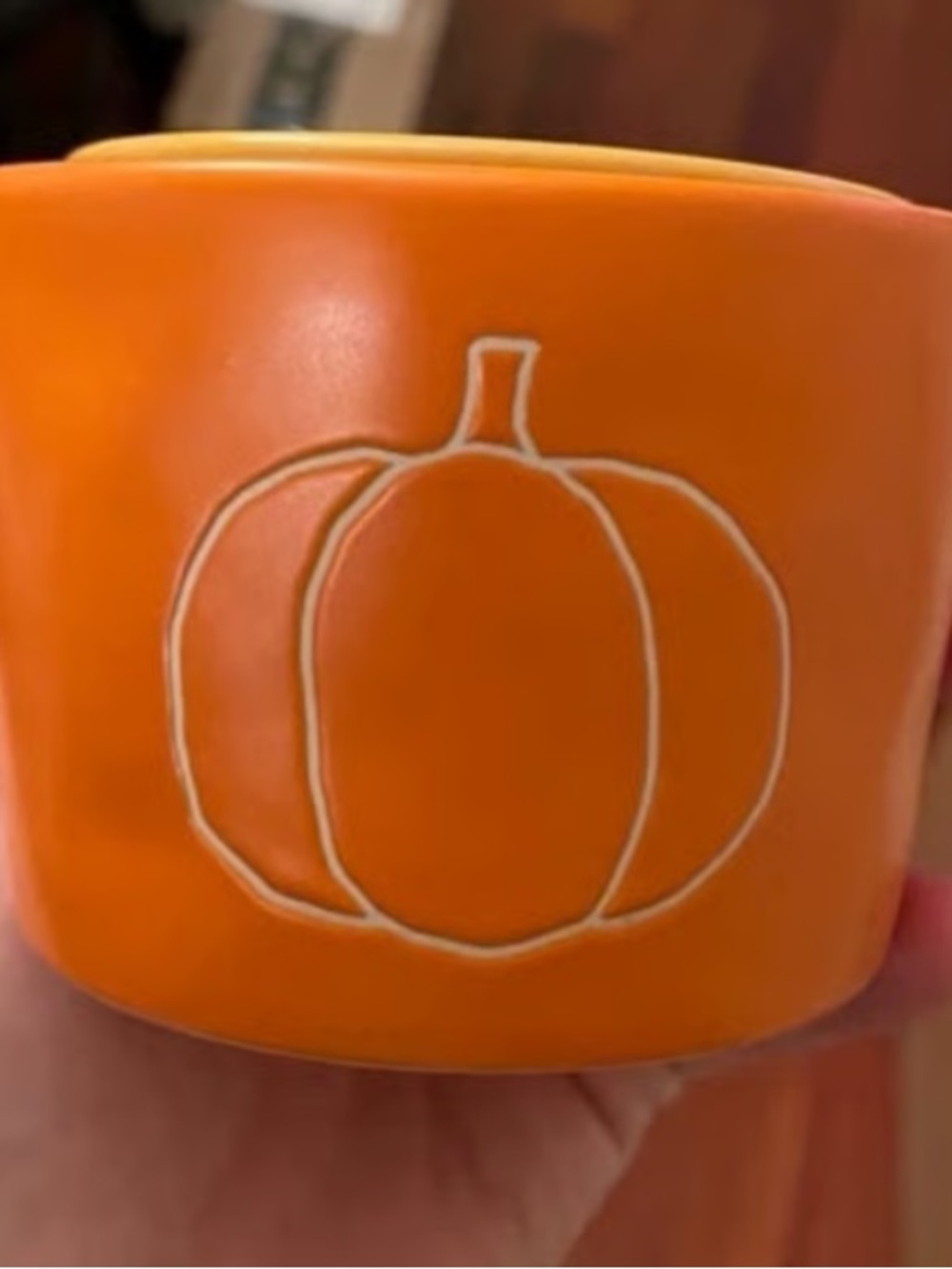 Orange Pumpkin Ceramic Accent Planter - Seasonal Home Décor